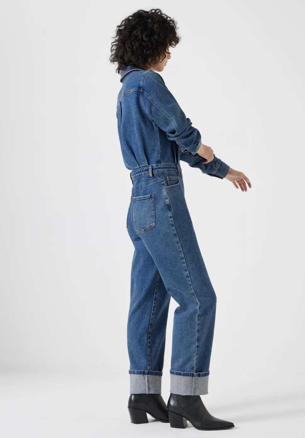 Agnes Denim Jumpsuit