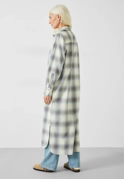 Aida Check Midi Dress