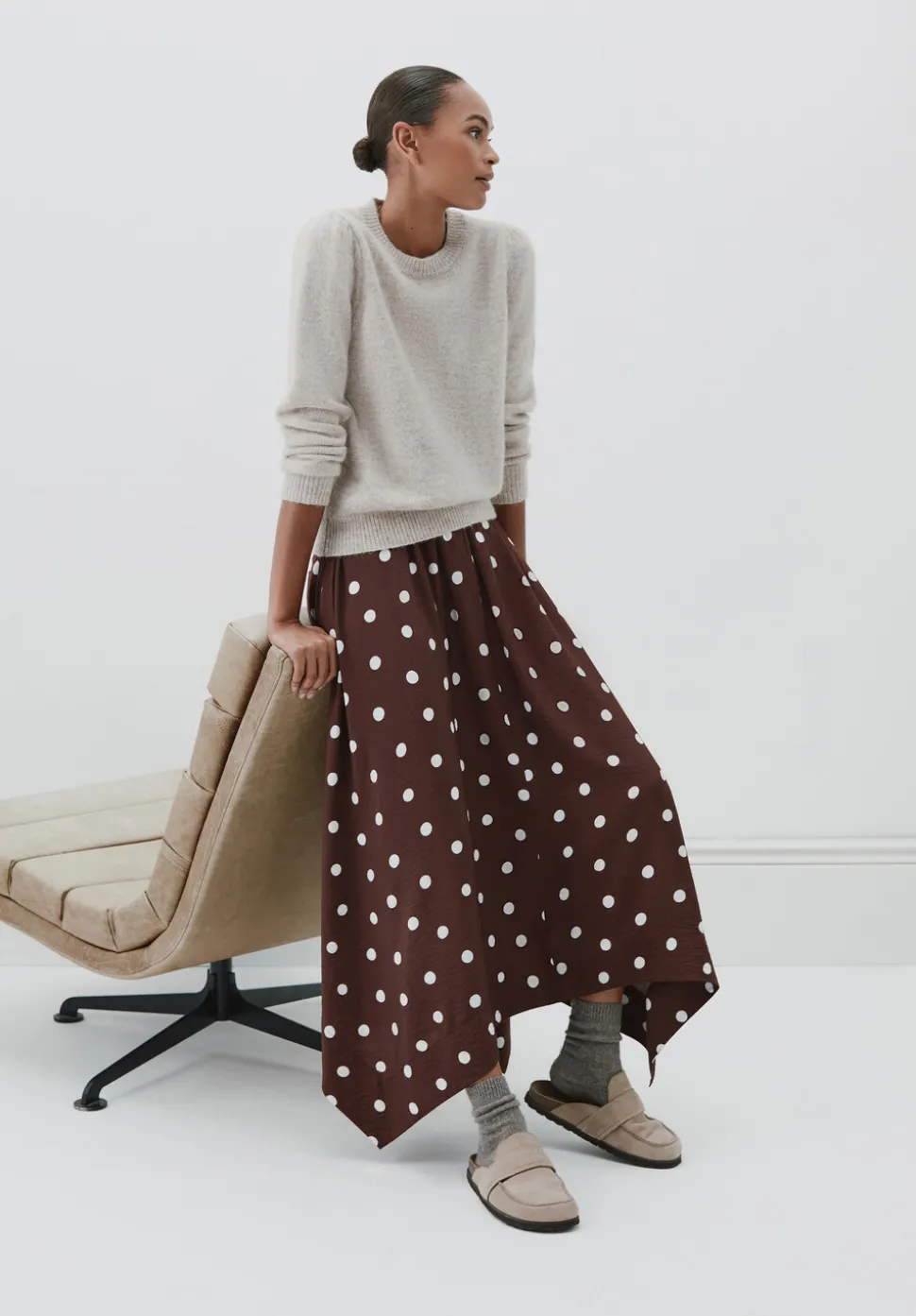 Air Flow Hanky Hem Skirt