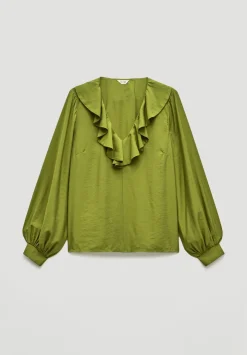 Air Flow Ruffle Blouse