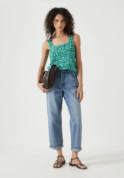 Air Flow Square Neckline Tank Top