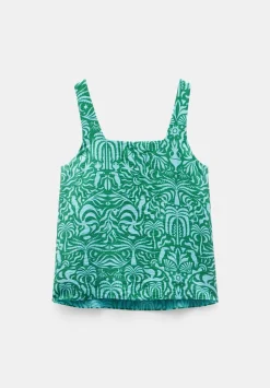 Air Flow Square Neckline Tank Top
