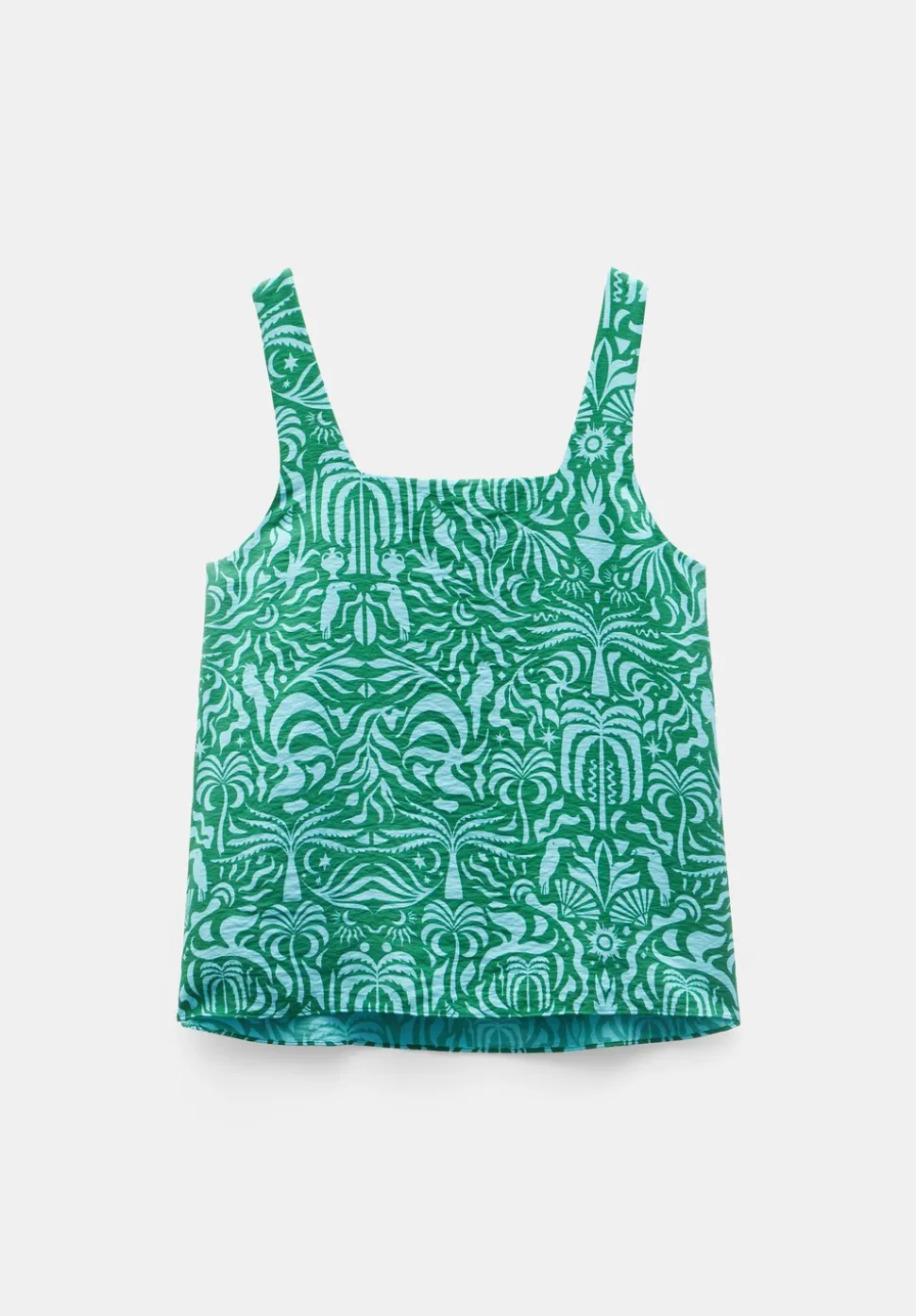 Air Flow Square Neckline Tank Top