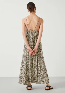 Aja Gathered Maxi Dress