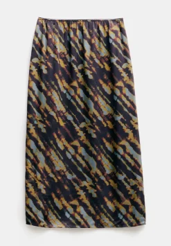 Alexandra Printed Column Midi Skirt