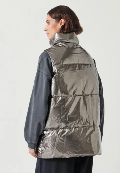 Alice Metallic Puffer Gilet