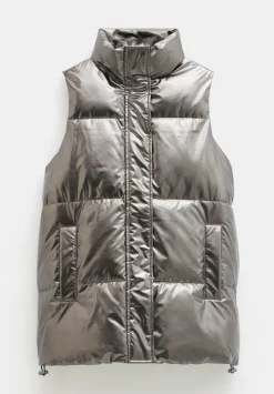 Alice Metallic Puffer Gilet