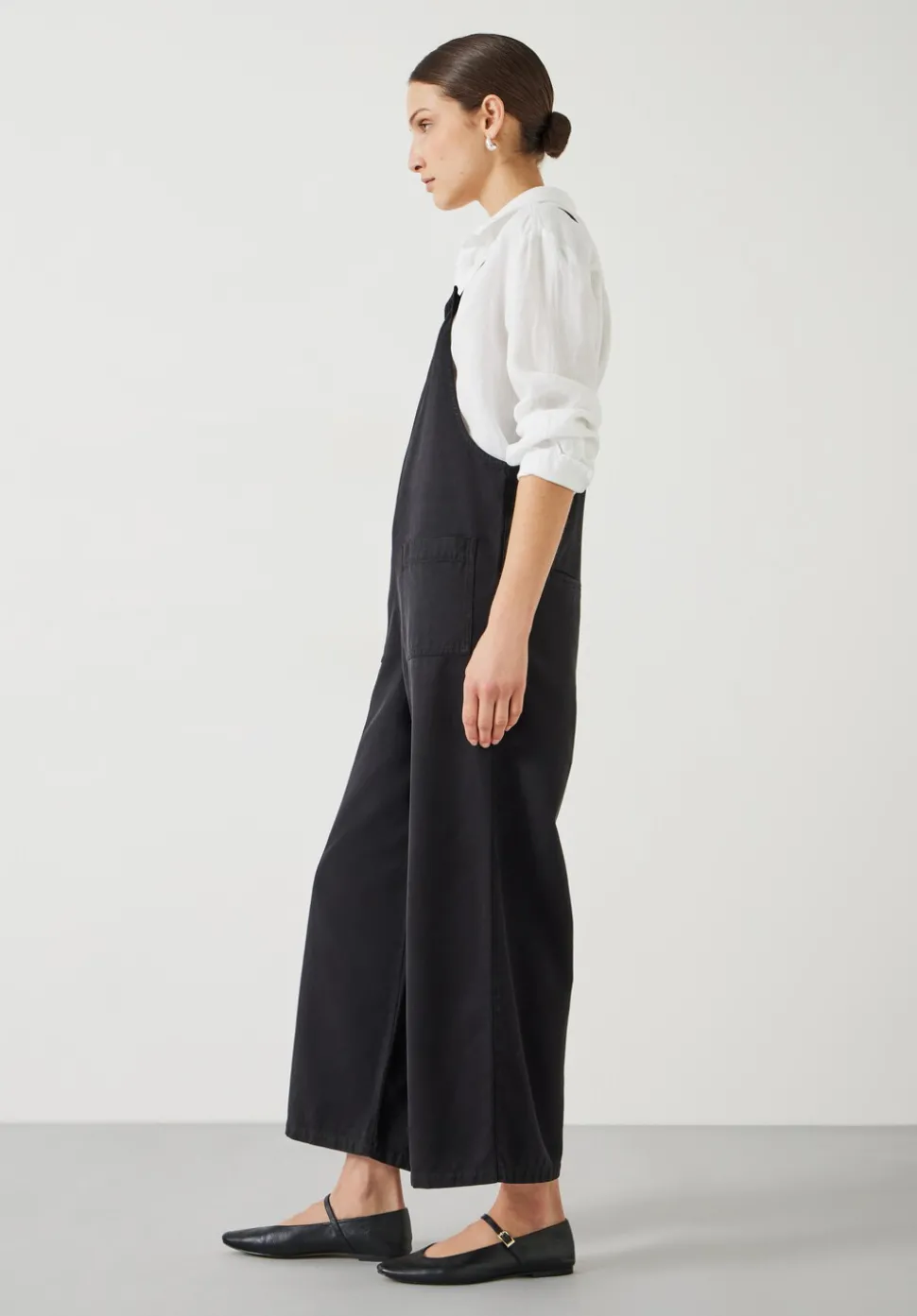 Allegra Relaxed Cropped Dungaree
