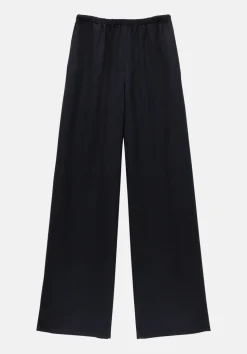 Alpa Wide Leg Wool Blend Trousers