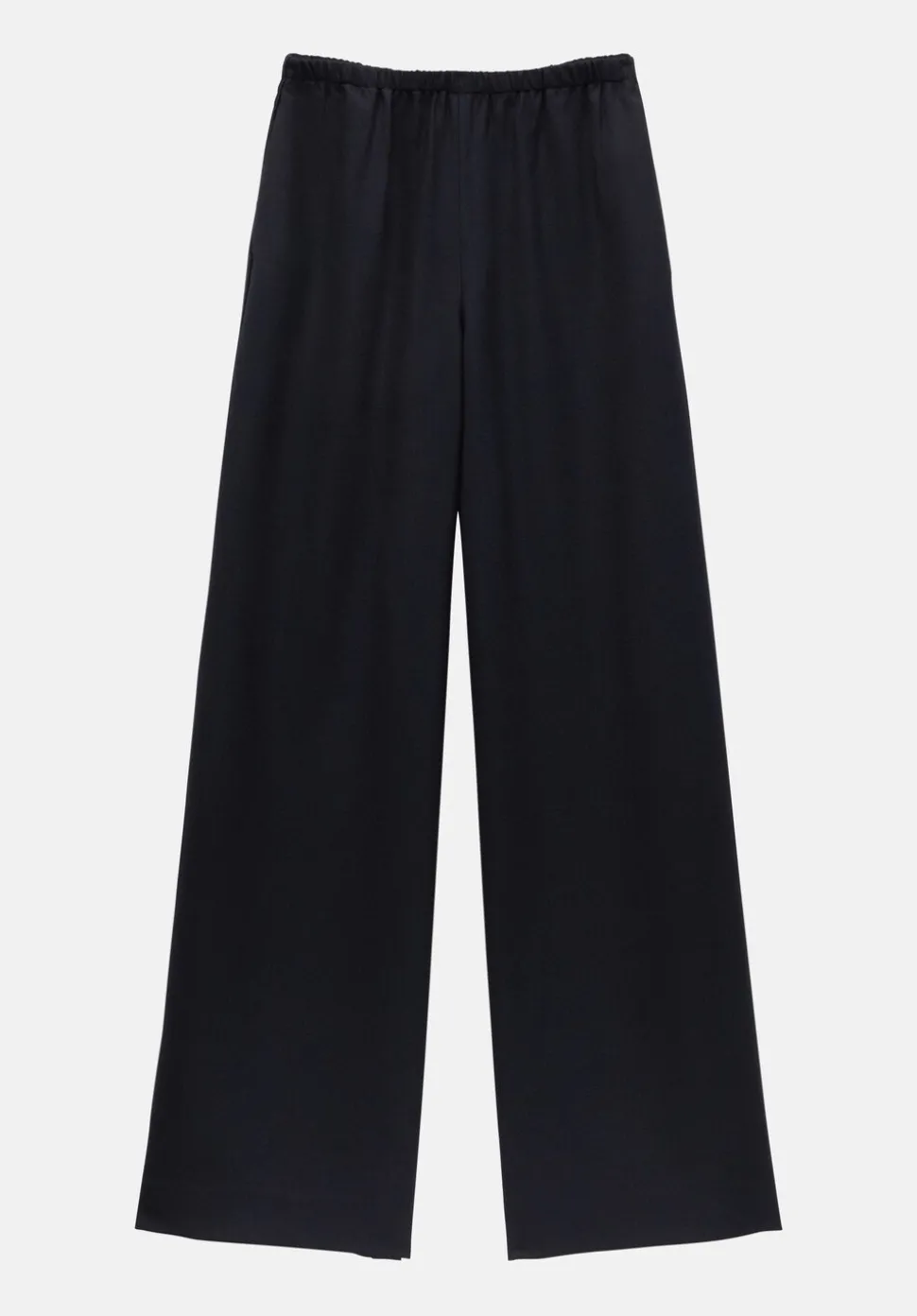 Alpa Wide Leg Wool Blend Trousers