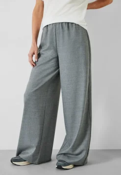 Alpa Wool Blend Wide Leg Trousers
