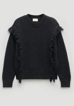 Alpaca Blend Fringe Knitted Jumper