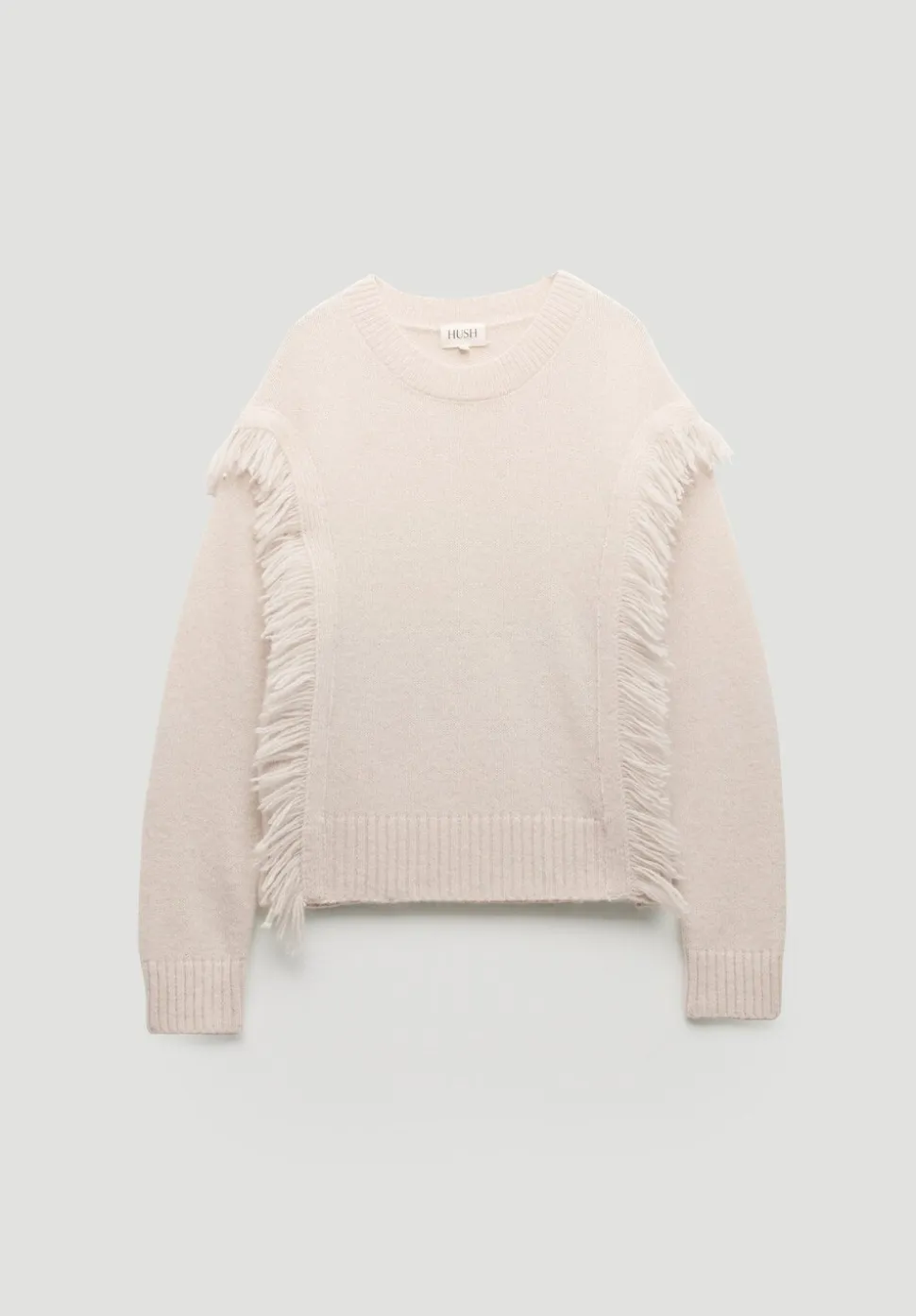 Alpaca Blend Fringe Knitted Jumper