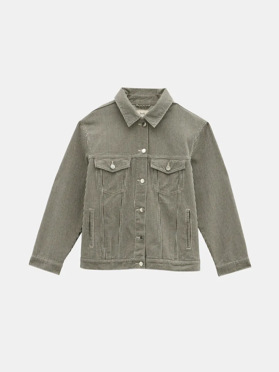 Amalia Cotton Striped Jacket