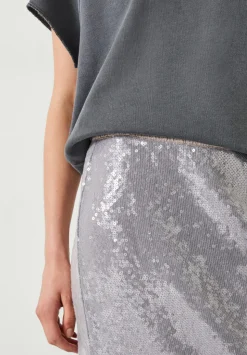 Anais Sheer Sequin Midi Skirt