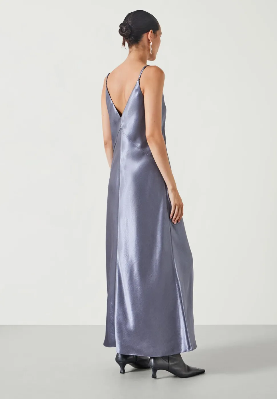 Aurora Satin Slip Maxi Dress