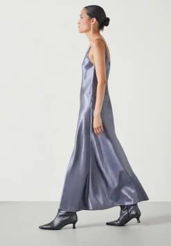 Aurora Satin Slip Maxi Dress