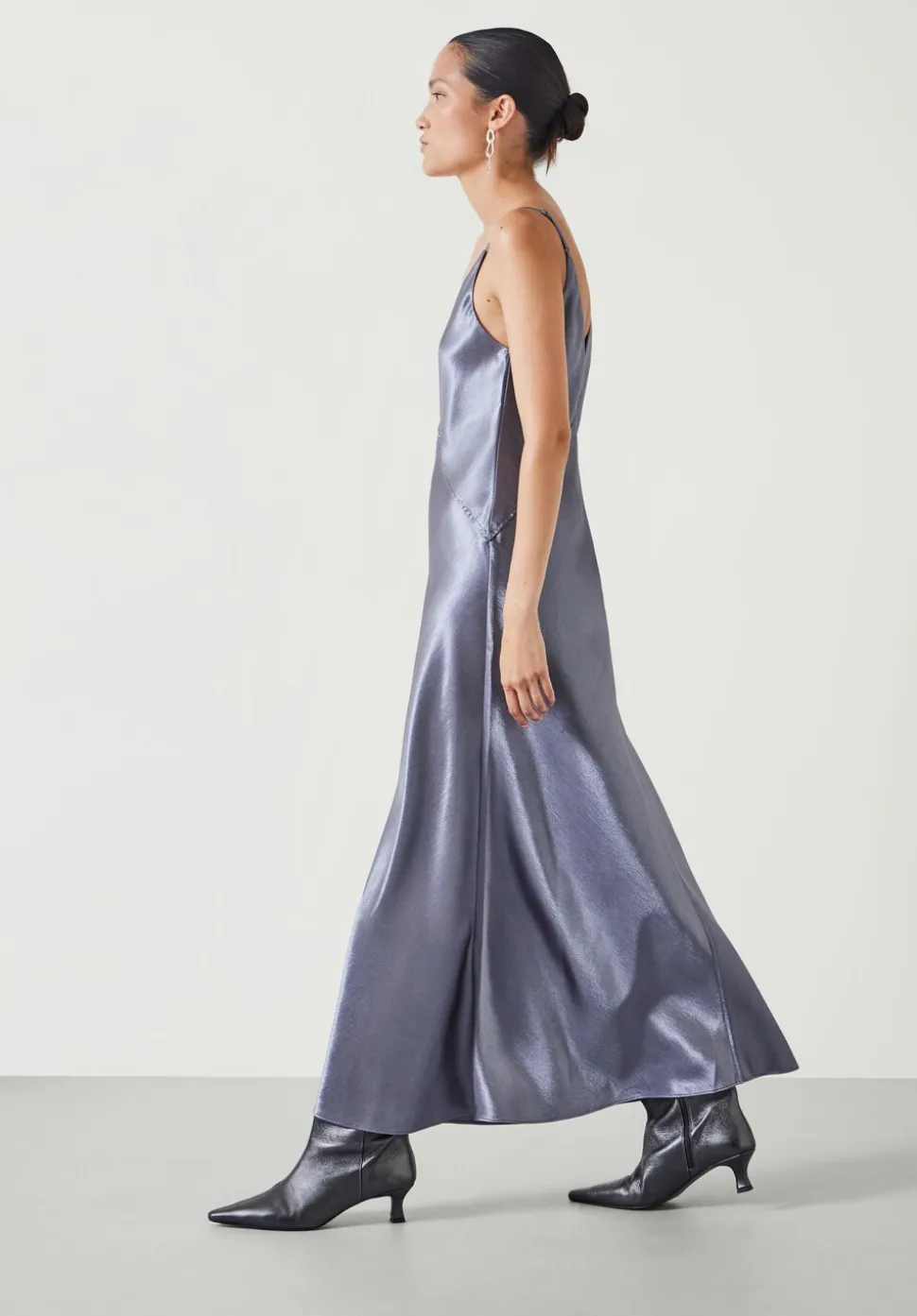 Aurora Satin Slip Maxi Dress