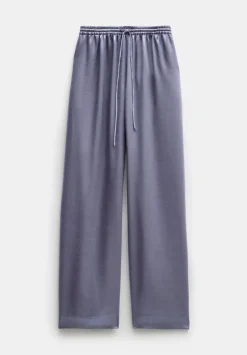 Aurora Satin Wide Leg Trousers