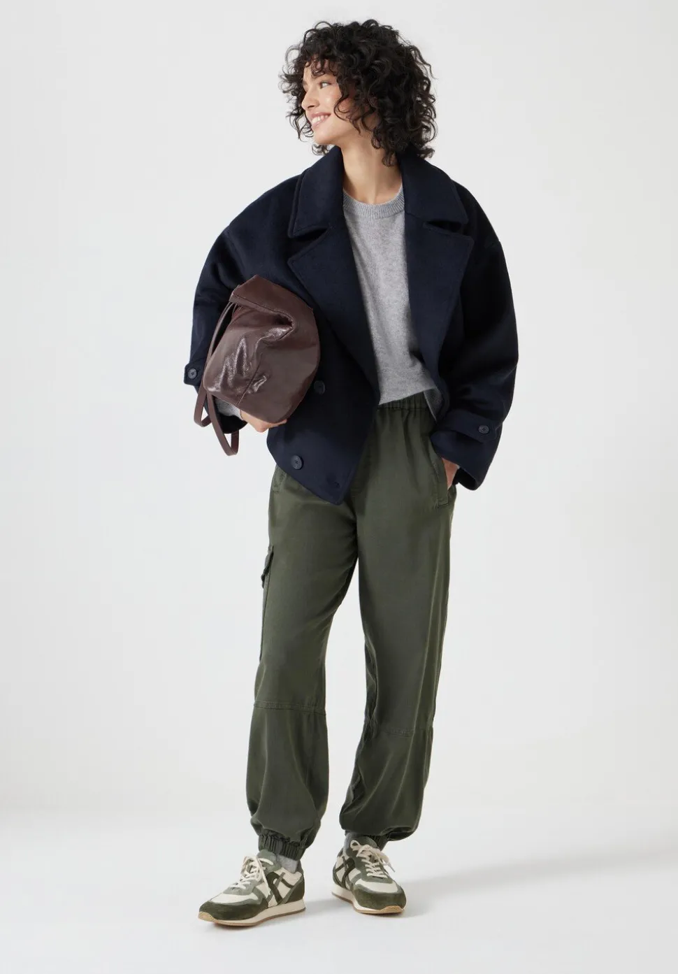 Ava Washed Cargo Trousers