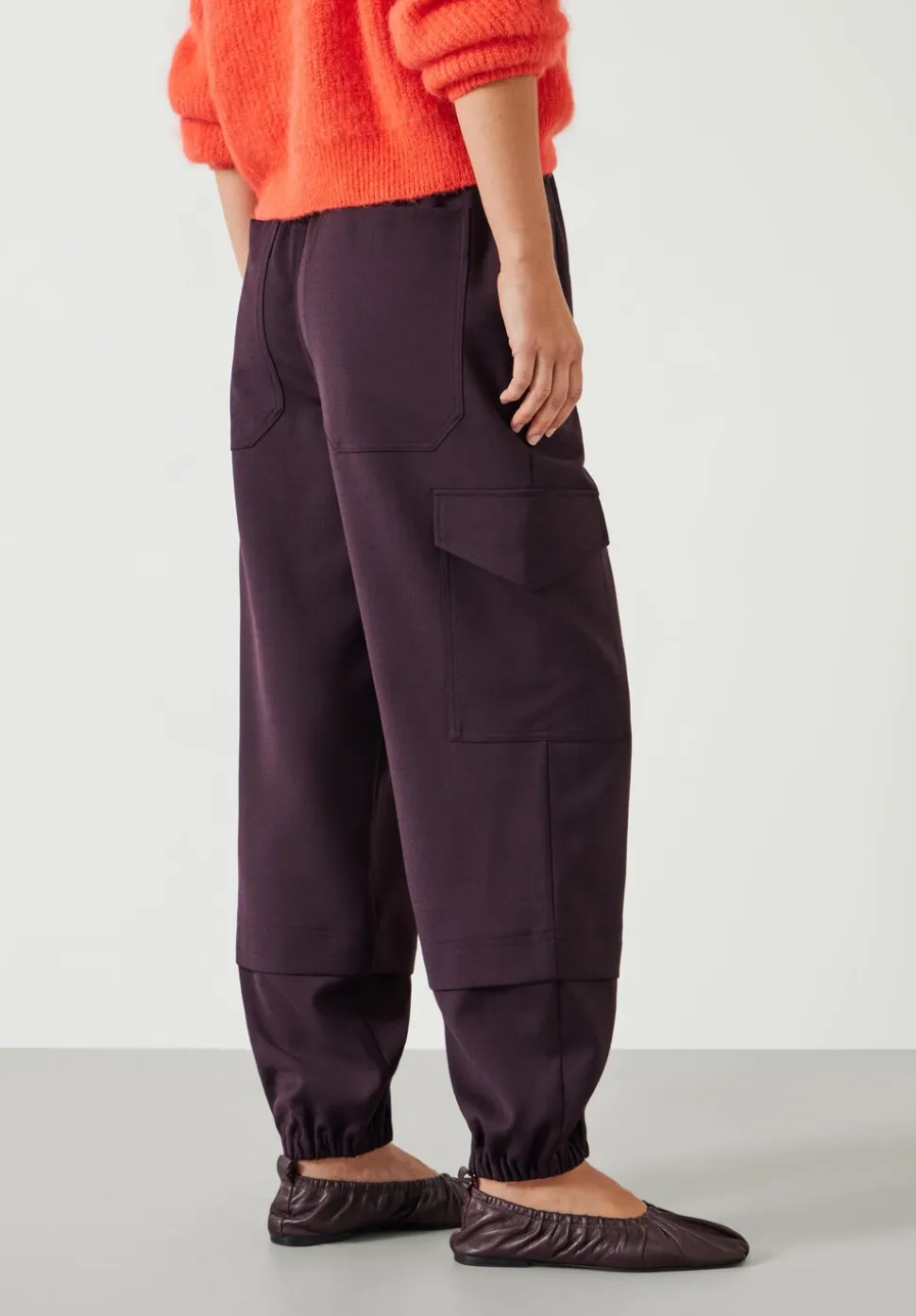Ava Wool Cargo Trousers