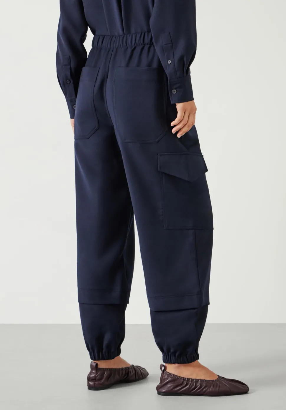 Ava Wool Cargo Trousers