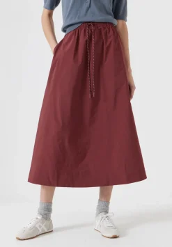 Aya Technical Pull On Midi Skirt