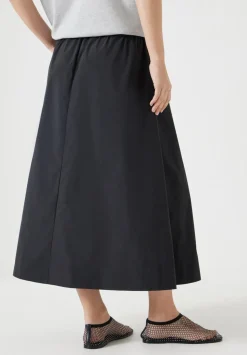 Aya Technical Pull On Midi Skirt