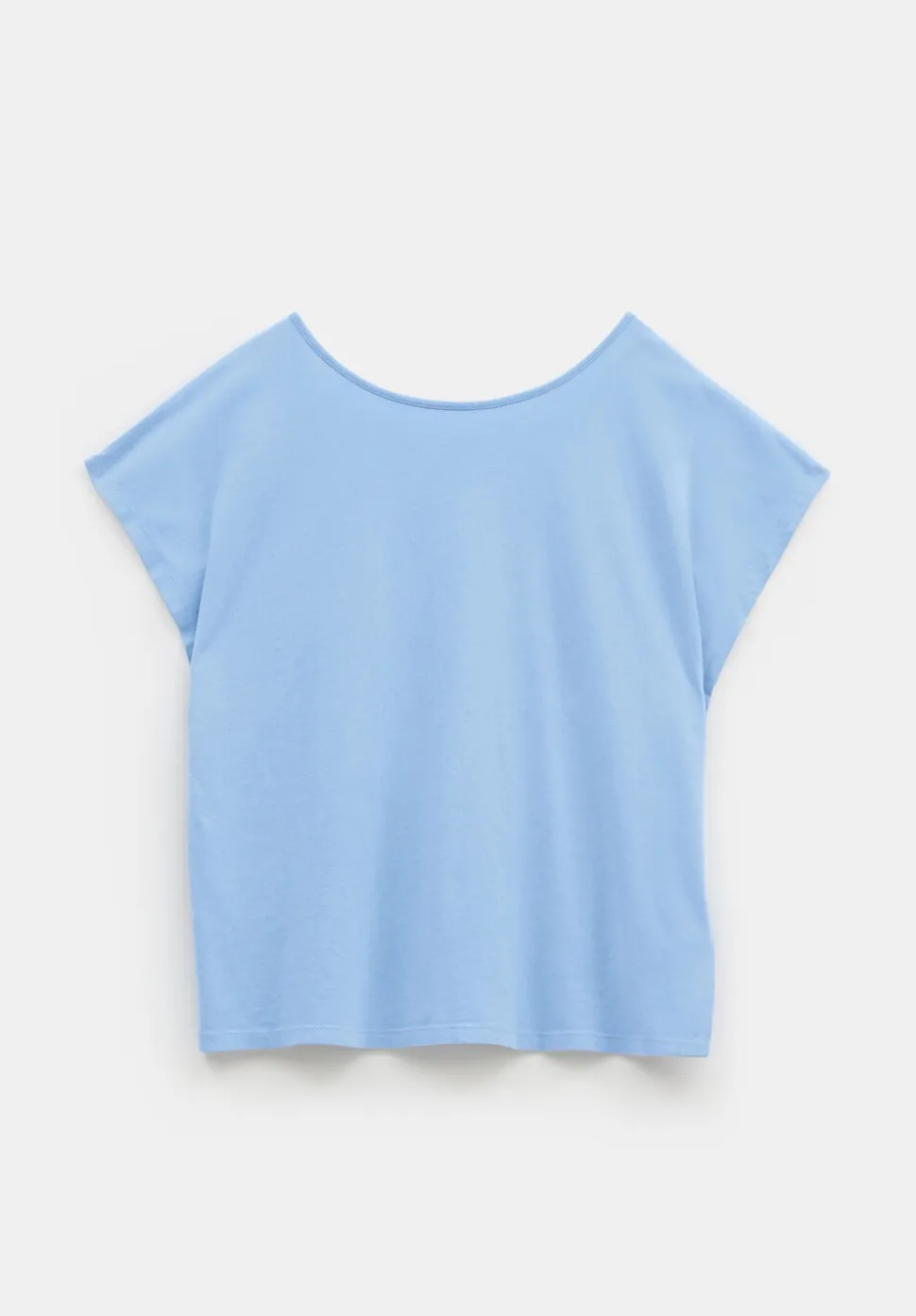 Back Scoop Detail Cotton T-Shirt