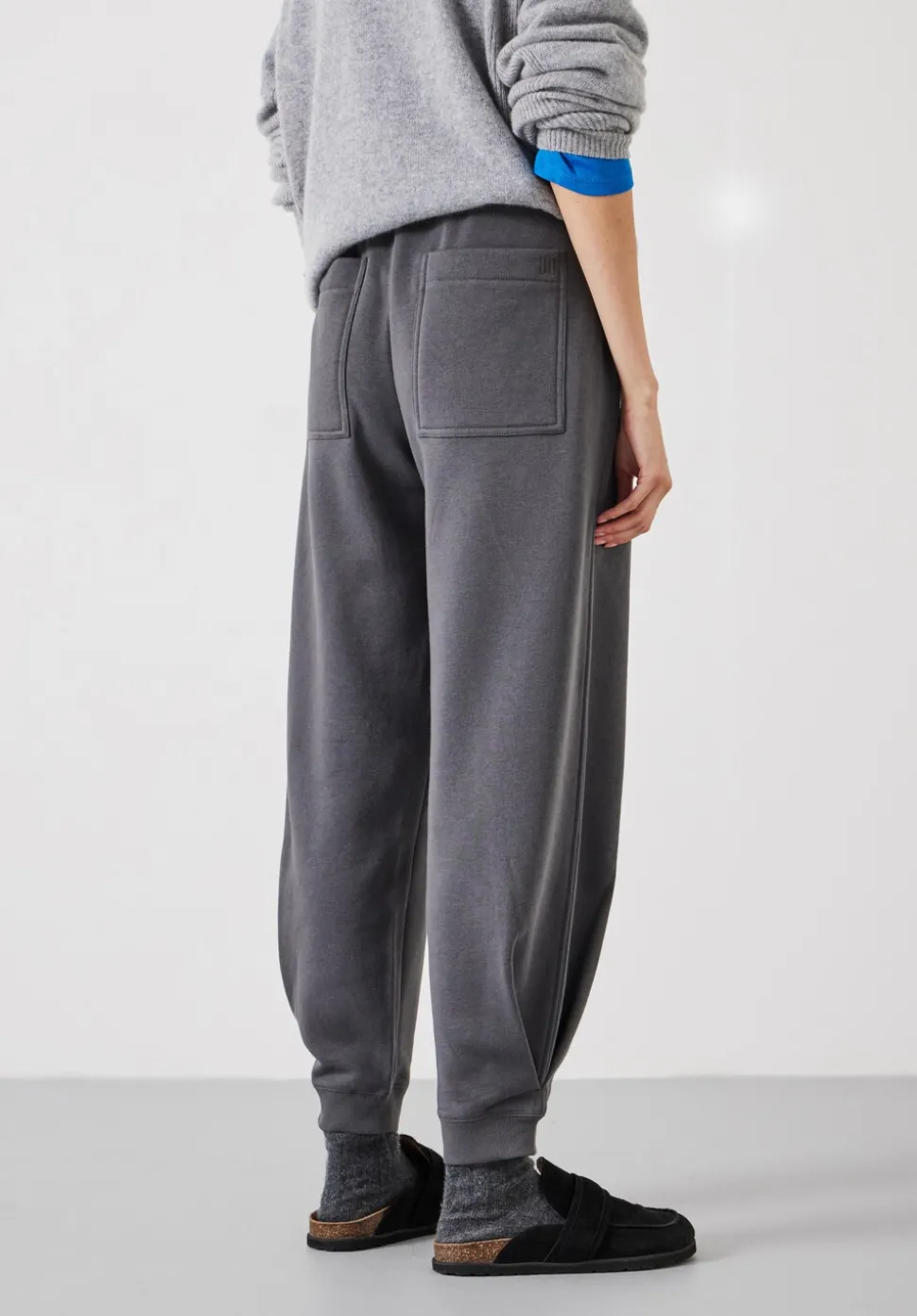 Barrel Leg Pleat Joggers