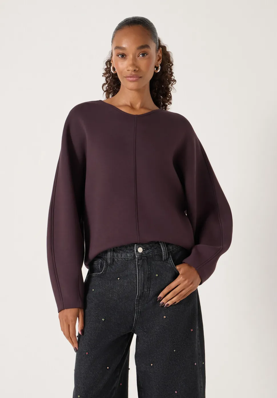 Barrel Sleeve Sweatshirt