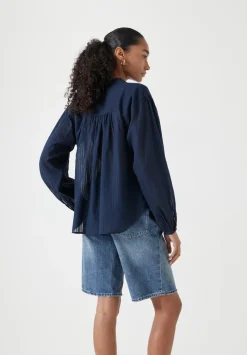 Bea Textured Stripe Blouse