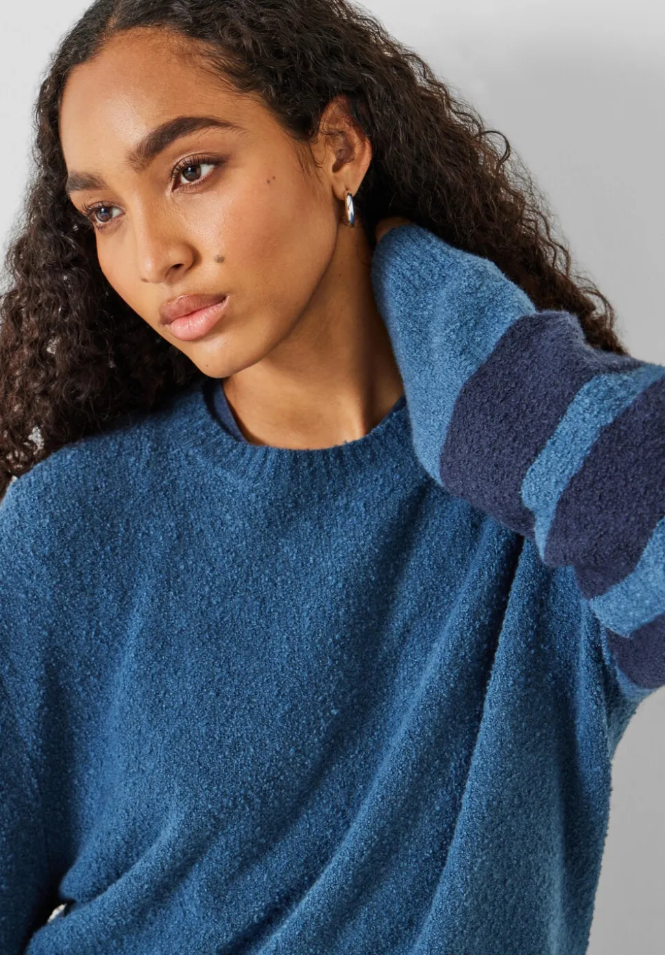 Bellata Sleeve Stripe Knitted Jumper