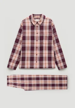 Brushed Cotton Check Print Pyjamas