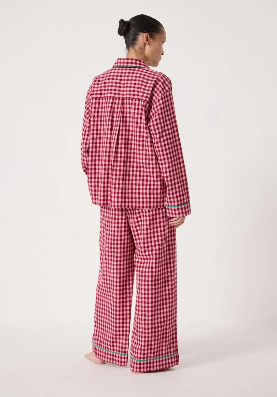 Brushed Cotton Gingham Pyjamas