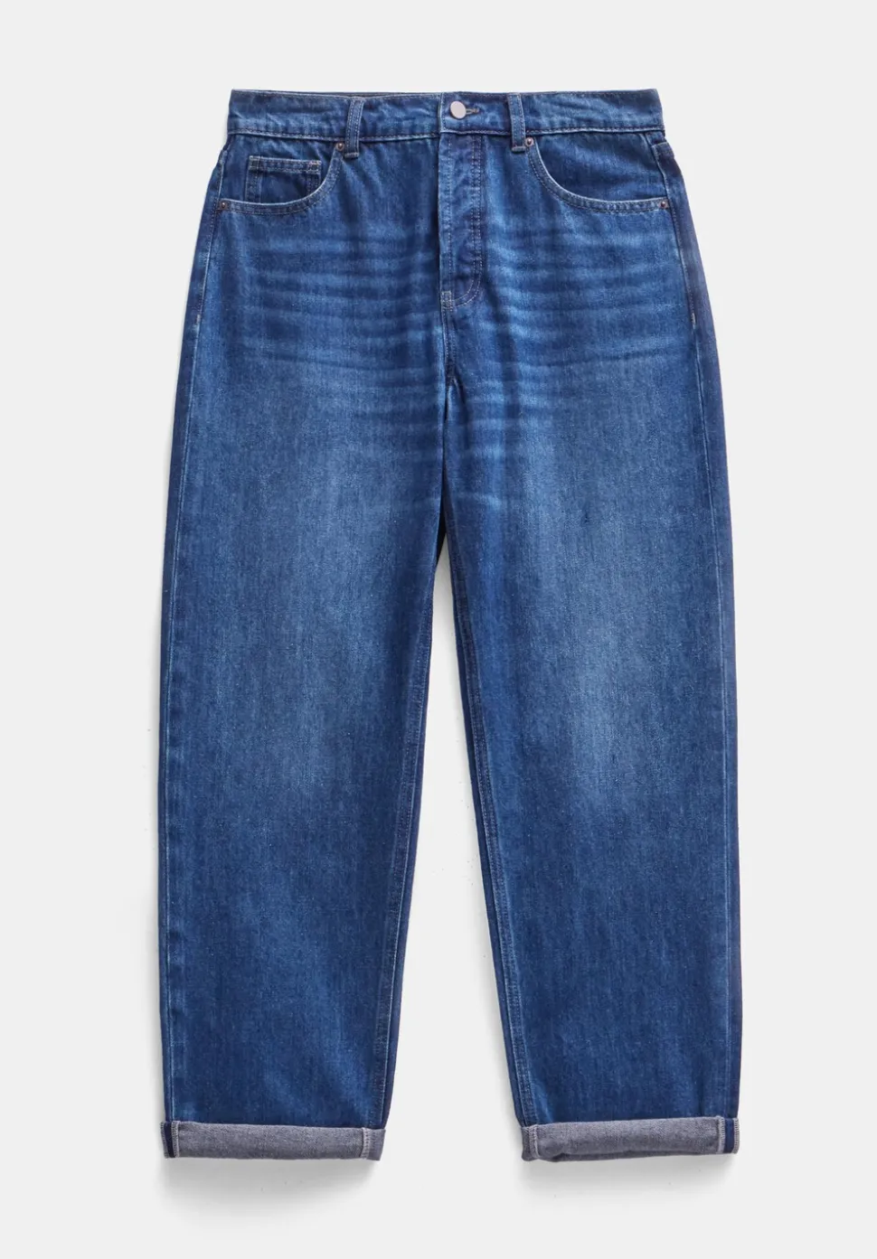 Button Fly Boyfriend Jean