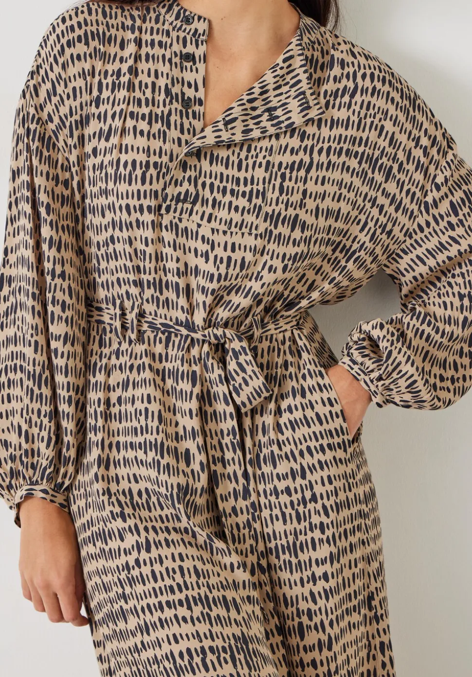 Camila Relaxed Print Midi Dress