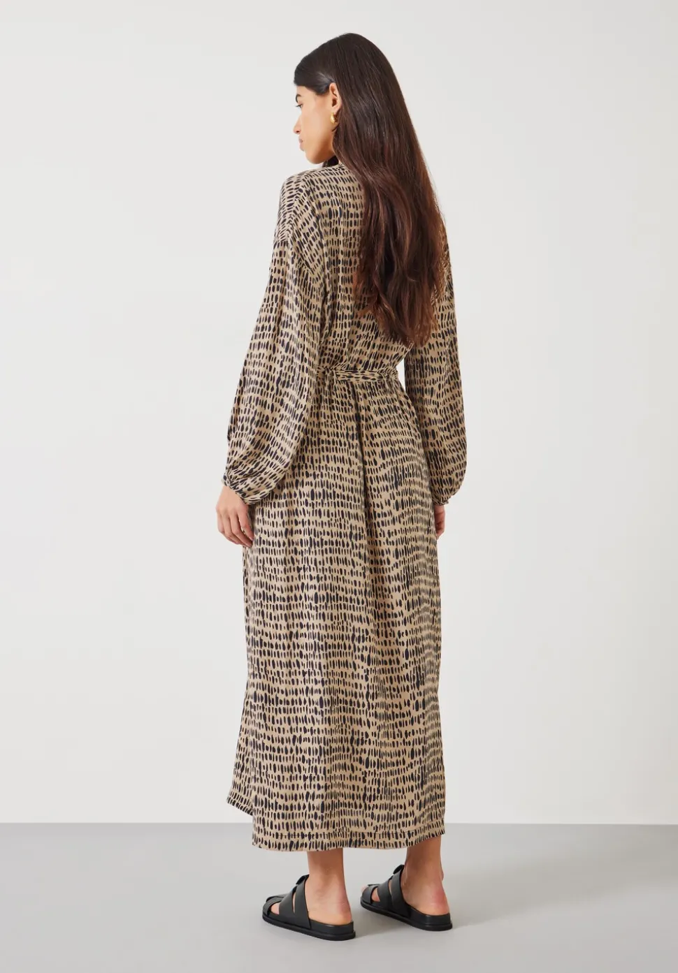 Camila Relaxed Print Midi Dress