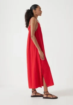 Carmen Cotton Gauze Midi Dress