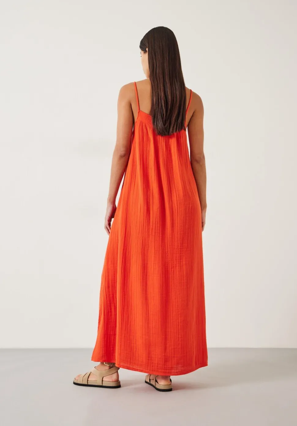 Carmen Relaxed Cheesecloth Slip Dress