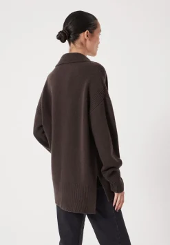 Carys Merino Collared Relaxed Jumper