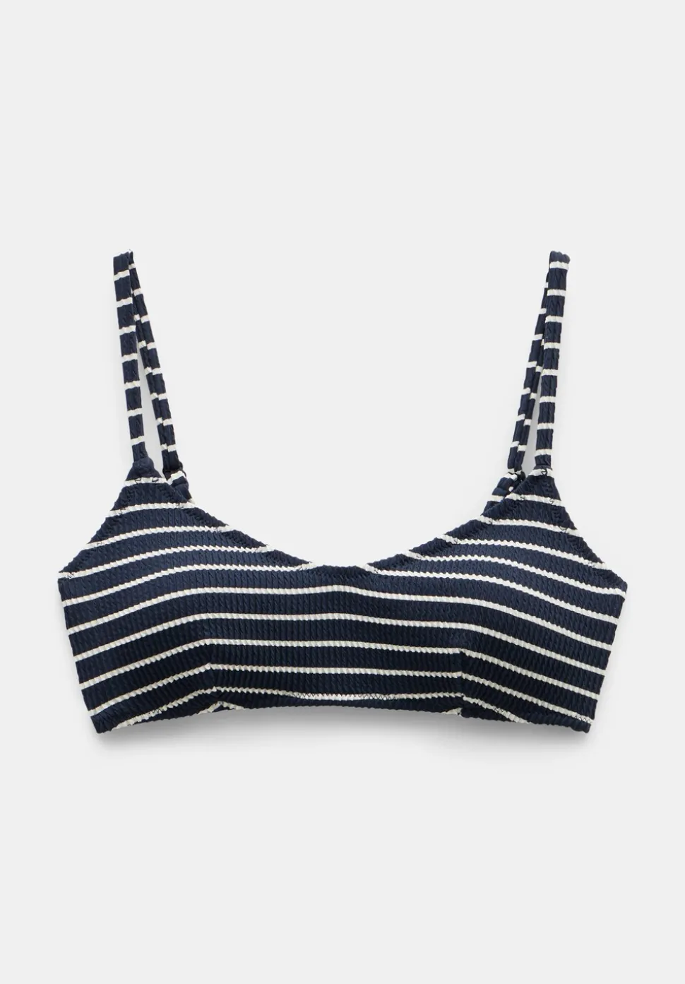 Cassidy Stripe Rib Bikini Top