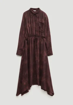 Chiffon Hanky Hem Maxi Dress