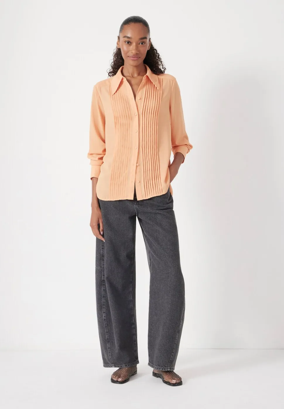 Chiffon Pintuck Blouse