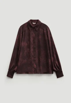 Chiffon Printed Long Sleeve Shirt