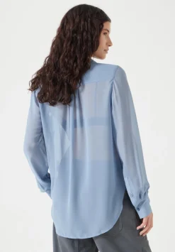 Chiffon Ruffle Blouse
