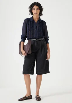 Chiffon Ruffle Blouse