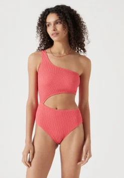 Clare Cut-Out Crinkle swimsuit
