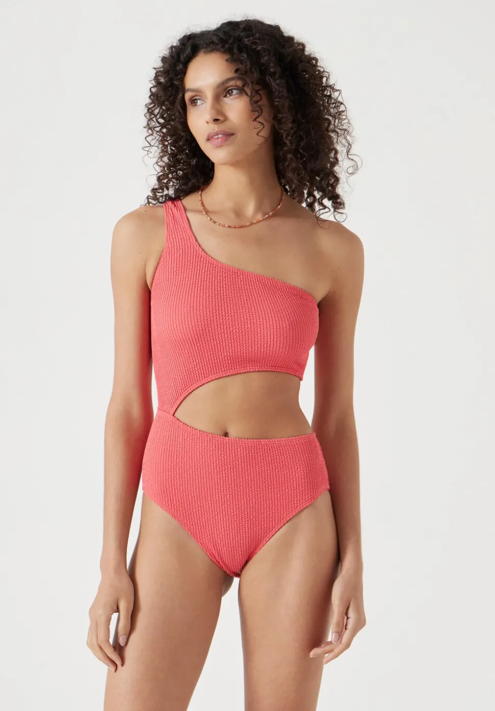 Clare Cut-Out Crinkle swimsuit