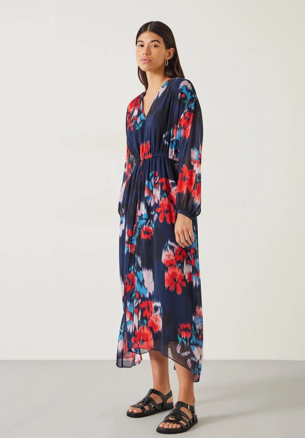 Clarette Chiffon Maxi Dress